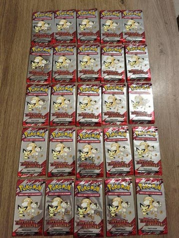 Pokémon - 30 Booster pack - 25 boosters packs loisirs