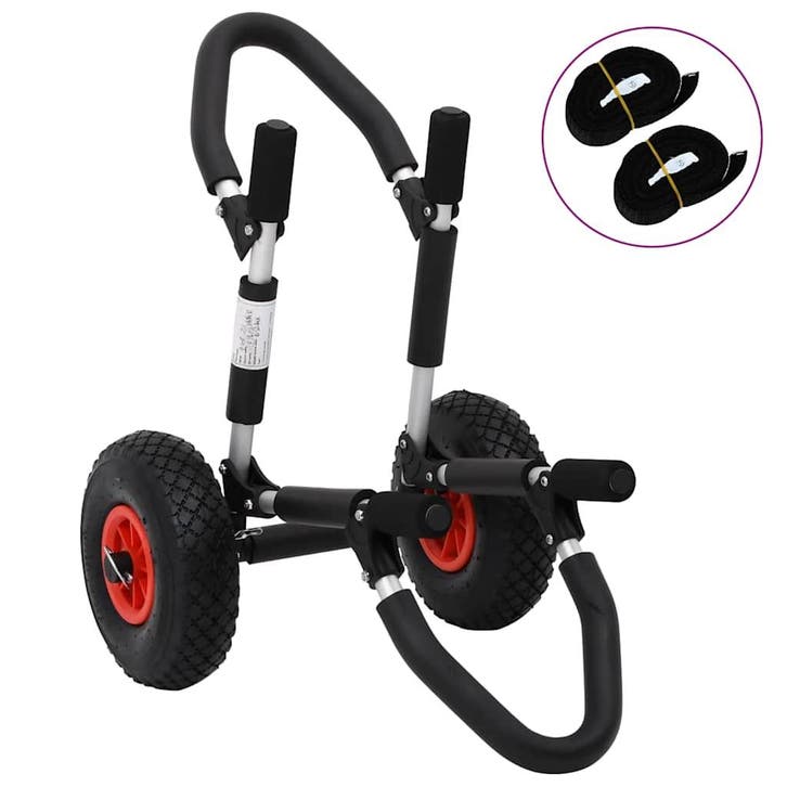 vidaXL SUP trolley voor surfplank inklapbaar 45 kg aluminium, Watersport en Boten, Bootonderdelen, Nieuw, Verzenden
