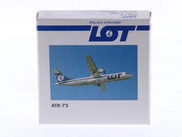 Schaal 1:500 Herpa 508001 LOT - Polish Airlines ATR-72 Re..., Ophalen of Verzenden