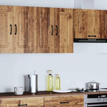vidaXL Keukenbovenkast Kalmar bewerkt hout oud houtkleurig, Verzenden