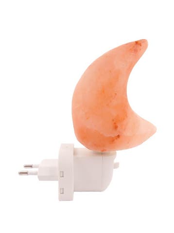 Zoutlamp MAAN - Nachtlampje met Aan / Uit Schakelaar en L..., Ophalen of Verzenden