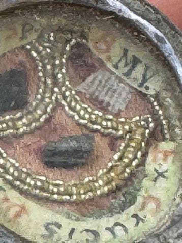 Reliekhouder - Metaal, Glas, Textiel - 1800-1850 - Heilige