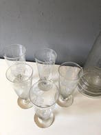 Drinkservies - Glas - Karavffe met vijf glazen