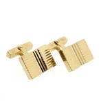 Gouden manchetknopen, Handtassen en Accessoires, Manchetknopen, Ophalen of Verzenden, Gebruikt, Goud