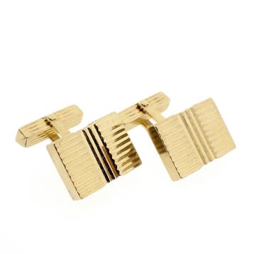 Gouden manchetknopen, Handtassen en Accessoires, Manchetknopen, Ophalen of Verzenden, Gebruikt, Goud