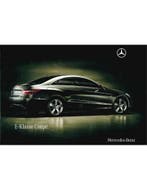 2009 MERCEDES BENZ E-KLASSE COUPÉ BROCHURE NEDERLANDS, Boeken, Ophalen of Verzenden, Nieuw
