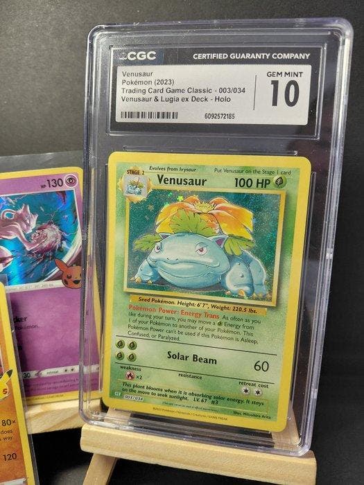 Pokémon - 13 Graded card - Venusaur, Mewtwo, Groudon 003/034, Hobby en Vrije tijd, Verzamelkaartspellen | Pokémon