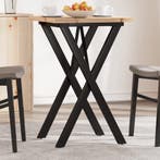 vidaXL Eettafel X-frame 50x50x75,5 cm massief grenenhout en, Verzenden, Nieuw