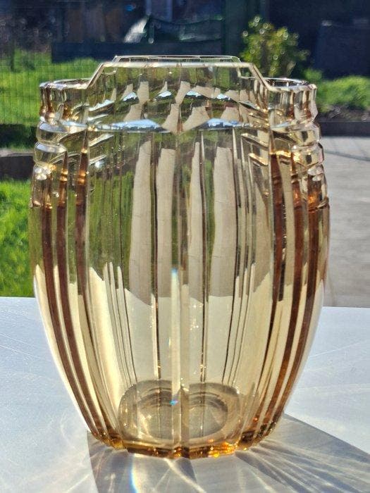 Val Saint Lambert - Vaas - Kristal, Antiquités & Art, Antiquités | Verre & Cristal