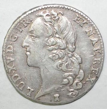 1/2 écu France Frankreich 1/2 Ecu Mit Kopfband 1742 T Nan.., Verzenden, België