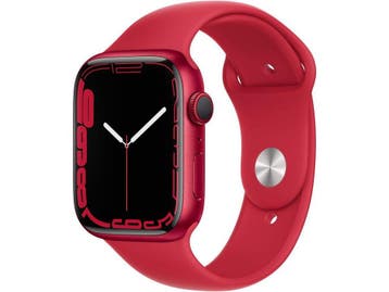 Apple Watch Series 7 - 45mm - Aluminium - Rood - GPS, Handtassen en Accessoires, Verzenden, Zo goed als nieuw, Apple