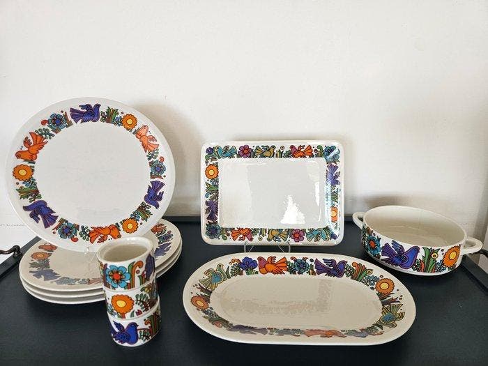 Villeroy & Boch - Christiane Reuter - Bord (10) - Acapulco -, Antiek en Kunst, Antiek | Meubels | Tafels