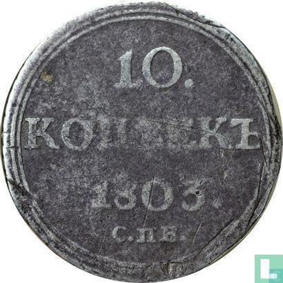 Rusland 10 kopeken 1803, Timbres & Monnaies, Monnaies | Europe | Monnaies non-euro, Envoi