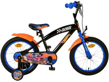 Hot Wheels 16 inch Kinderfiets - Jongens - 2 Handremmen -, Verzenden, Zo goed als nieuw, Volare