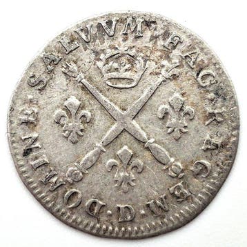 Frankrijk. Louis XIV (1643-1715). 5 Sols 1702-D, Lyon