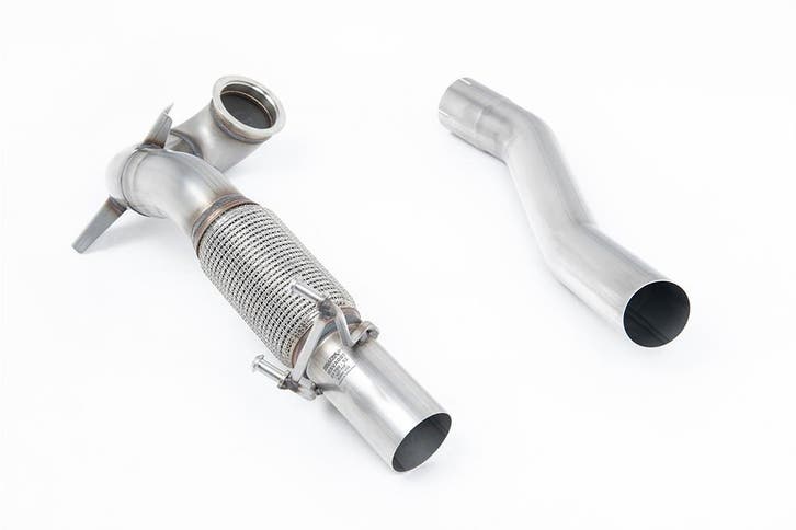 Downpipe met grote boring en de-cat | Seat / Volkswagen Leon, Auto-onderdelen, Uitlaatsystemen, Nieuw, Verzenden