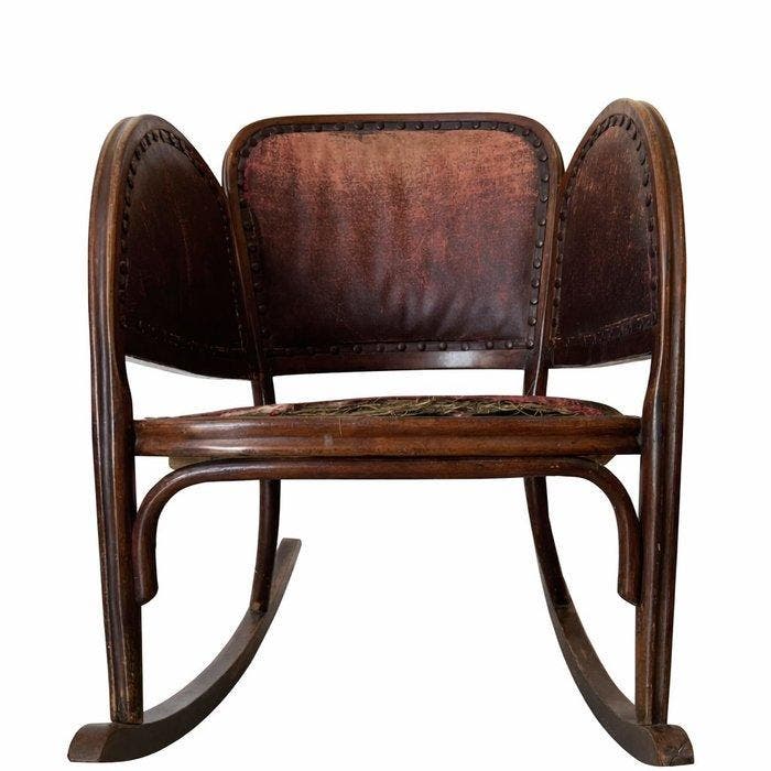 Thonet - Fauteuil - Bentwood Rocker - Beuken - Origineel, Antiquités & Art, Art | Objets design