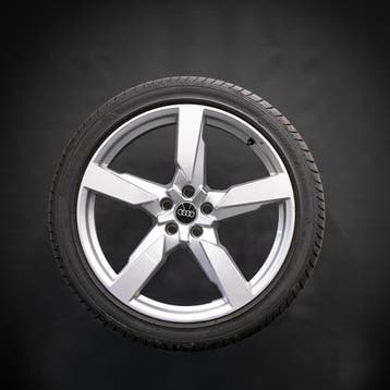 Audi Q5 21 inch Velgen Zomerbanden Origineel, Auto-onderdelen, Banden en Velgen, Gebruikt, 255 mm, Banden en Velgen, Personenwagen