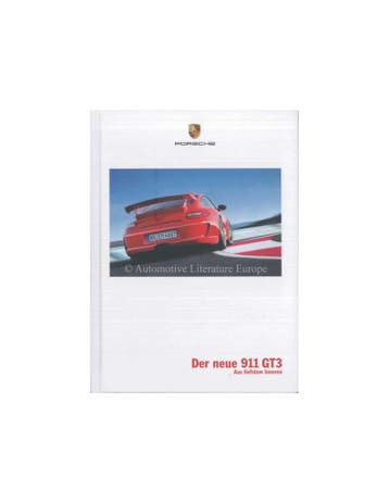 2009 PORSCHE 911 GT3 HARDCOVER BROCHURE DUITS, Boeken, Nieuw