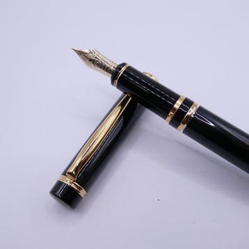 Pilot - Pilot Grance Fountain Pen Black Marble Gold Trim, Nieuw