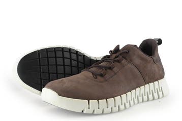 Ecco Sneakers in maat 45 Bruin, Kleding | Heren, Schoenen, Ecco, Bruin, Verzenden, Zo goed als nieuw