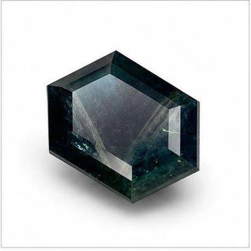 Zonder minimumprijs - 1 pcs Groen, Blauw Saffier - 2.40 ct -