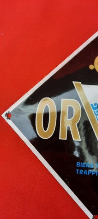 Orval Trappistenbier - Emaille bord - Metaal, Emaille