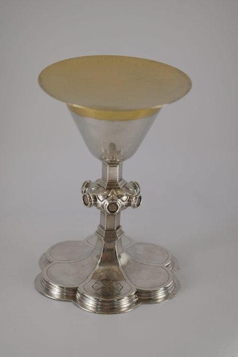 Calice (2) - Argent 900 - Calice et Patène, Antiquités & Art, Antiquités | Argent & Or