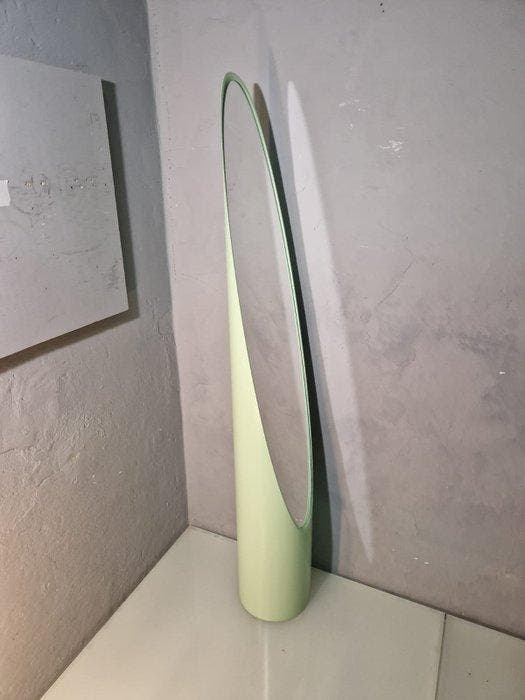 Vloerspiegel- Lipstick - Hout, PVC, Antiquités & Art, Antiquités | Meubles | Chaises & Canapés