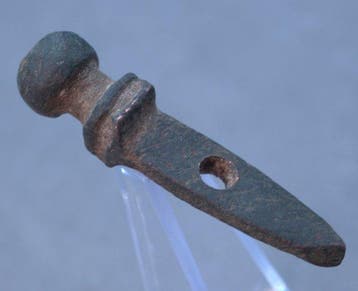 Ancient Roman Bronze legionary pendant gladius amulet - 32