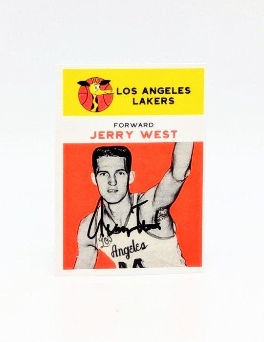 Topps NBA Jerry West - Signed Rookie Reprint Card - Beckett, Collections, Autocollants
