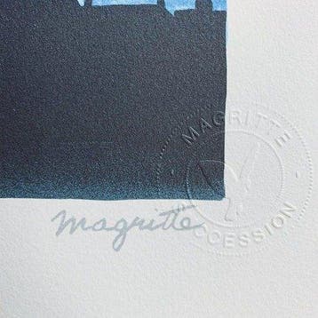 René Magritte (after) - La Page Blanche, Antiek en Kunst