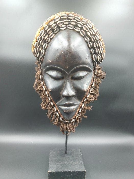 Prachtig Afrikaans masker - Dan - Ivoorkust (Zonder, Antiek en Kunst, Kunst | Niet-Westerse kunst