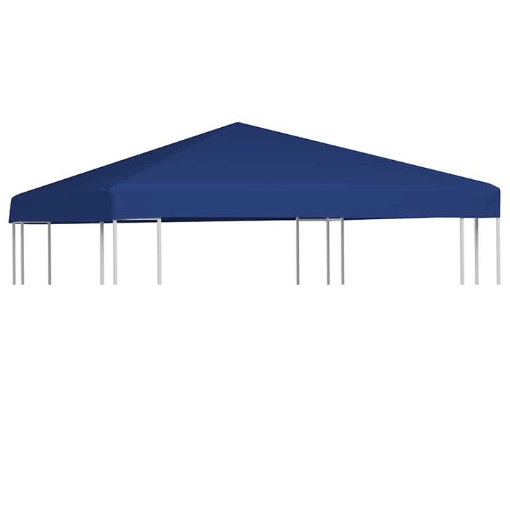 vidaXL Prieeldak 310 g/m² 3x3 m blauw, Jardin & Terrasse, Tonnelles, Envoi