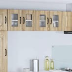 vidaXL Keuken Kast met opslag Kalmar 2 pcs Sonoma Eik 60 x, Verzenden, Nieuw