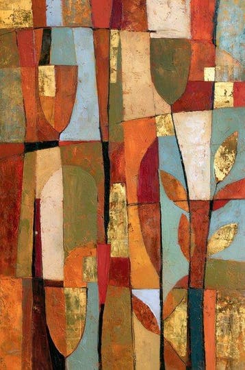 Lea Ottavi - Autumn Geometric Garden · XXL · Hand signed