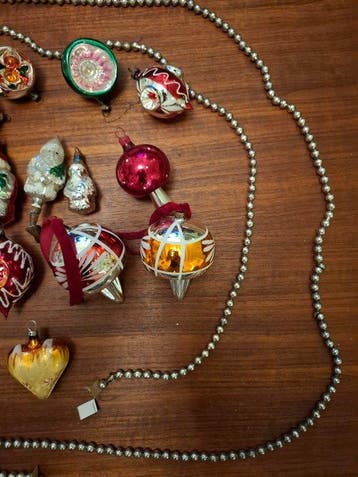 Kerstballen (28) - Glas - Antieke en vintage kerst