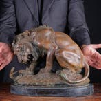 Antoine Louis Bark (1796-1875) - Beeld, Majestic Struggle: