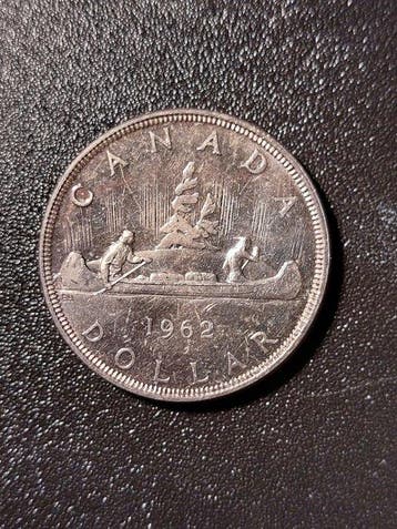 Canada. Elizabeth II. 1 Dollar 1958-1967 (Lot of 5 coins), Postzegels en Munten