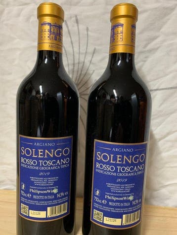 2019 Argiano Solengo - Toscane IGT - 2 Flessen (0.75 liter), Nieuw