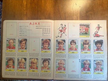 1981/82 Panini Voetbal 82 Panini Original edition, Met
