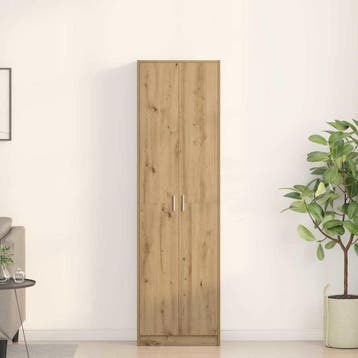 vidaXL Kledingkast Artisan Eiken 55 x 25 x 189 cm Bewerkt, Verzenden, Nieuw