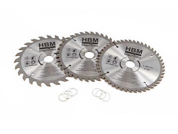 Veiling - HBM - cirkelzaagbladen - 3-delig 160mm