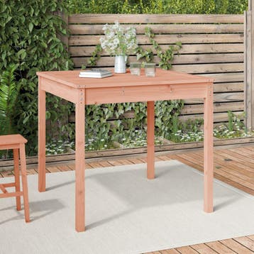 vidaXL Tuintafel 82,5x82,5x76 cm massief douglashout, Verzenden, Nieuw