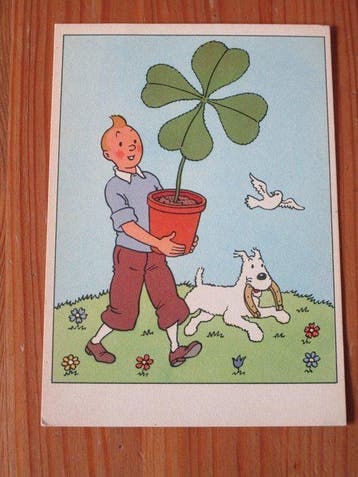 Tintin - 6 Postkaarten in het Nederlands., Livres
