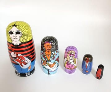 27 Club- Matryoshka – Homage to Legendary ArtistsCobain,