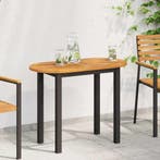 vidaXL Tafelblad Olie Natuurlijk 90 x 45 x 2 cm Massief, Huis en Inrichting, Verzenden, Nieuw