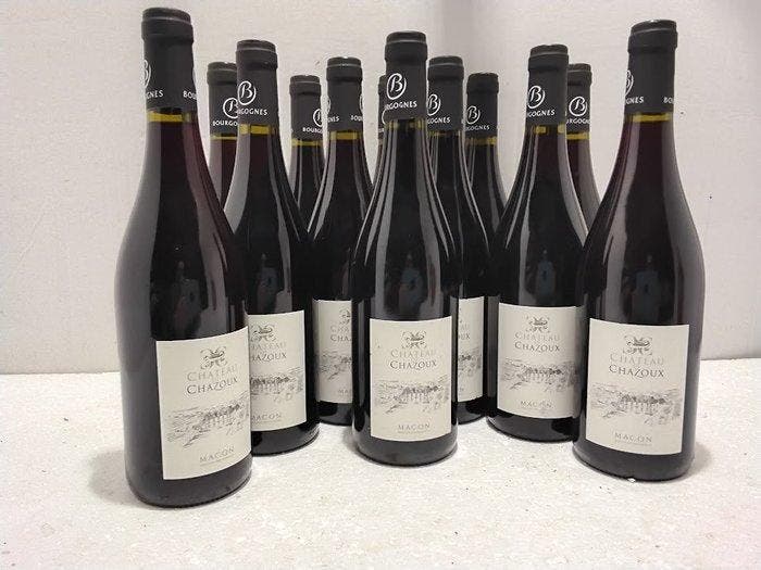 2023 Chateau de Chazoux - Macon - 12 Fles (0,75 liter), Verzamelen, Wijnen