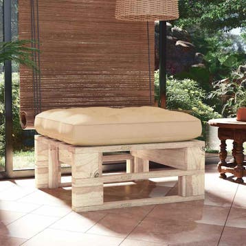 vidaXL Tuinhocker pallet geïmpregneerd grenenhout, Verzenden, Nieuw