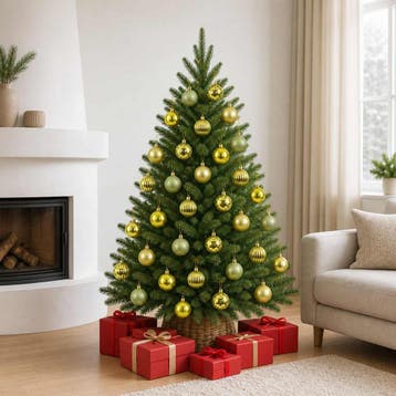 vidaXL Kerstballenset 75 st Lichtgroen 6 cm Polystyreen, Verzenden, Nieuw